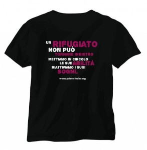black t-shirt PRIME Italia (retro) 